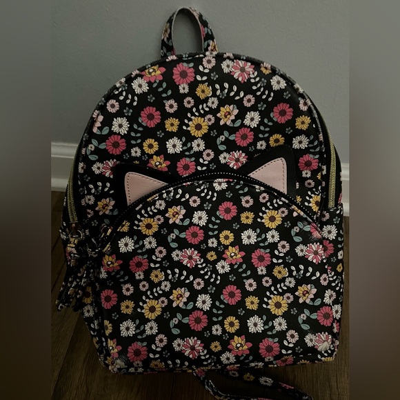 Underonesky Floral Cat Ear Backpack - Picture 11 of 14